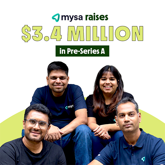 Mysa raises $3.4M in Pre-Series A.